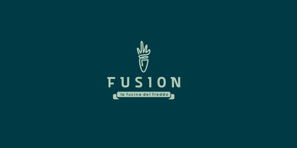 Fusion thiet ke logo nha hang
